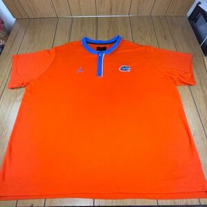 Jordan Florida Gators Team-Issued 4XL Orange Blue Polo Shirt NCAA